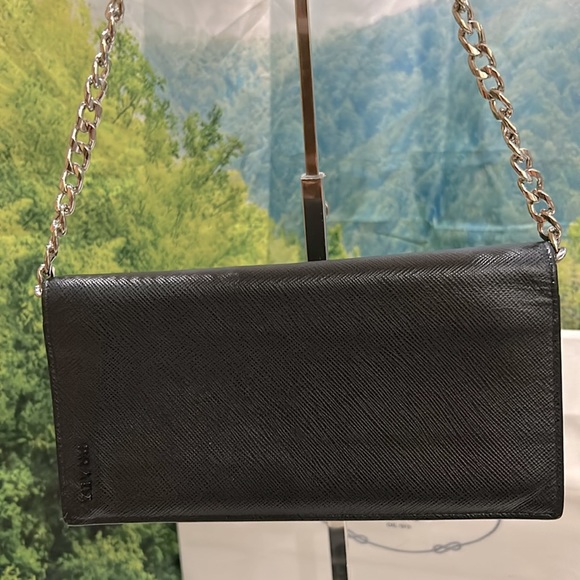 EUC Prada Wallet with Felt & Unbranded Chain. & NWT Prada Cards & Chain Set - Picture 8 of 17